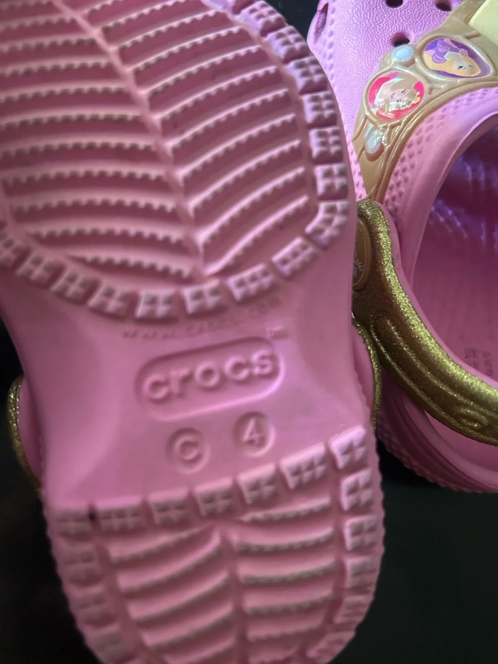 Disney Princess Toddler Crocs with Light Up Jewel